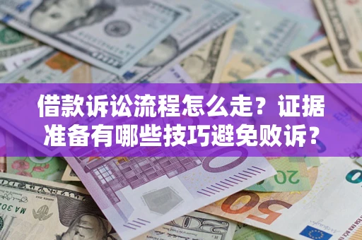 武汉借款诉讼流程怎么走？证据准备有哪些技巧避免败诉？