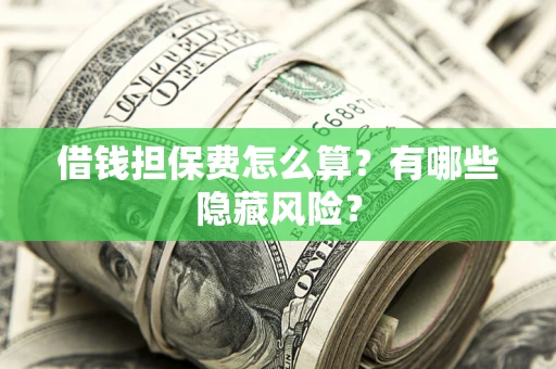 武汉借钱担保费怎么算？有哪些隐藏风险？