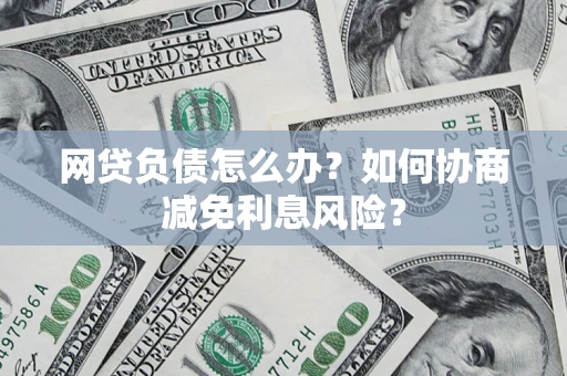 武汉网贷负债怎么办？如何协商减免利息风险？
