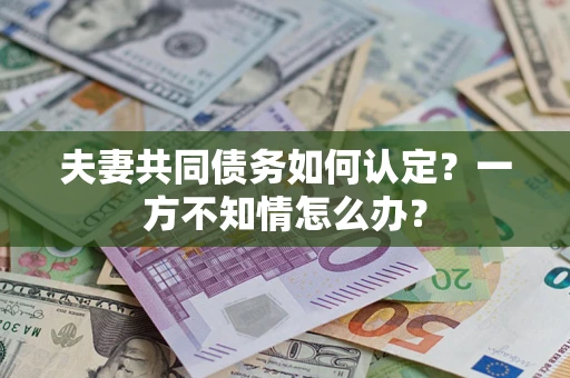 武汉夫妻共同债务如何认定？一方不知情怎么办？