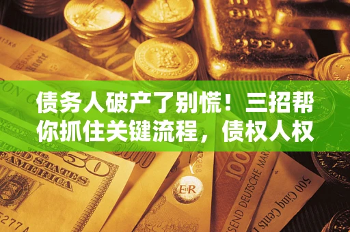 武汉债务人破产了别慌！三招帮你抓住关键流程，债权人权益不再缩水