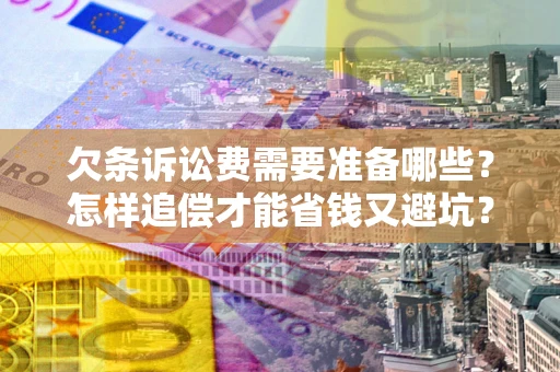 武汉欠条诉讼费需要准备哪些？怎样追偿才能省钱又避坑？