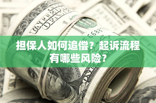 武汉担保人如何追偿？起诉流程有哪些风险？