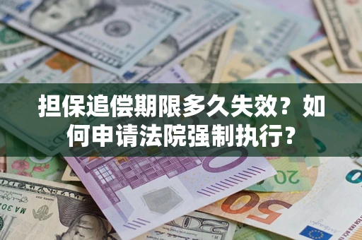 武汉担保追偿期限多久失效？如何申请法院强制执行？