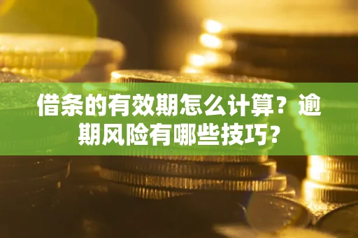 武汉借条的有效期怎么计算？逾期风险有哪些技巧？