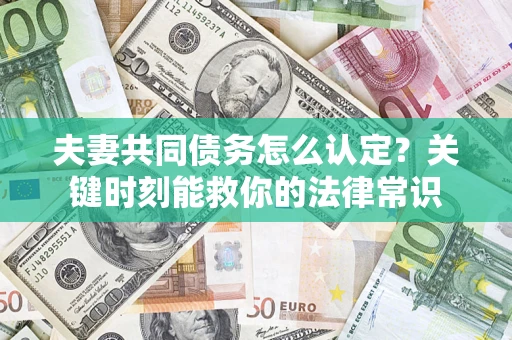 武汉夫妻共同债务怎么认定？关键时刻能救你的法律常识