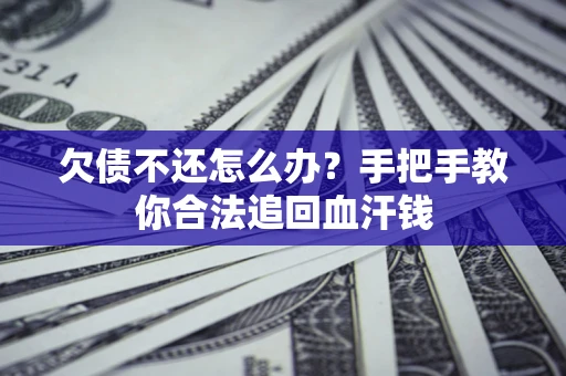 武汉欠债不还怎么办?手把手教你合法追回血汗钱 武汉欠债不还怎么办?手把手教你合法追回血汗钱