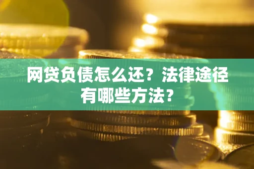 武汉网贷负债怎么还？法律途径有哪些方法？