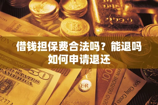 武汉借钱担保费合法吗？能退吗如何申请退还