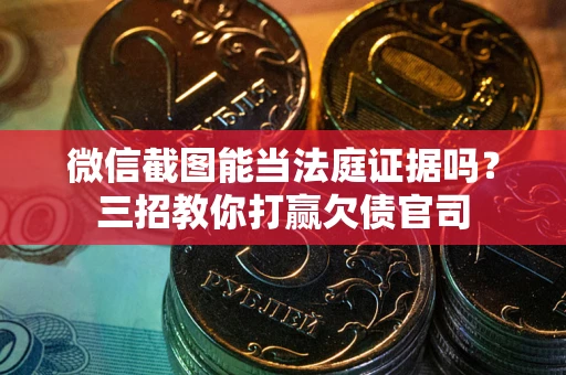 武汉微信截图能当法庭证据吗？三招教你打赢欠债官司