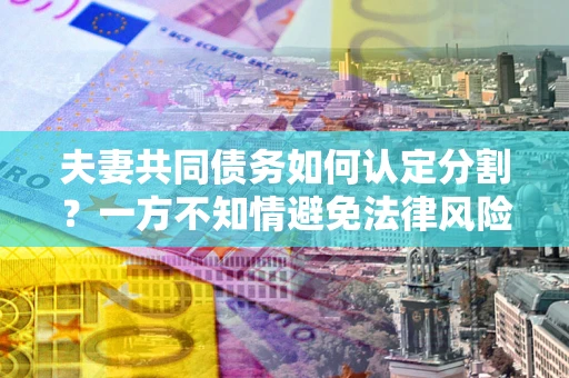 武汉夫妻共同债务如何认定分割？一方不知情避免法律风险必看！